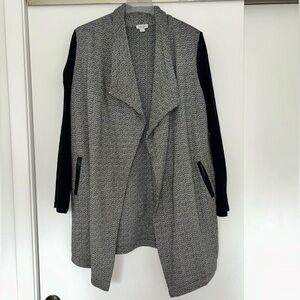 Splendid Open Front Oversized Cardigan Jacket